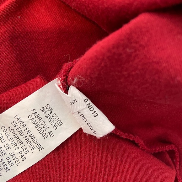 L.L. Bean Size XL Long Sleeve Cotton Turtleneck Pullover Shirt Dark Red Layer - Picture 9 of 11